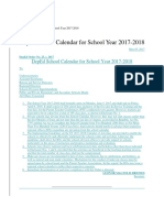 Deped School Calendar 2017-2018