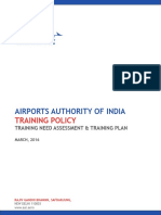 Airport Authority Training Policy Book