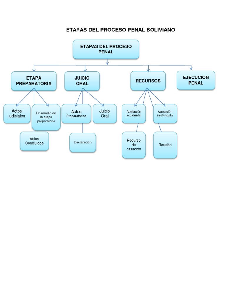 Etapas Del Proceso Penal Completo Mapas Conceptuales Junio 2017 7438