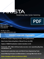 ARISTA Building Profitable Cloud Networks