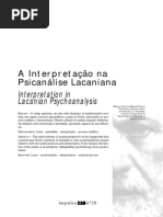A Interpretacao Na Psicanalise Lacaniana PDF