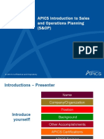 Apics Introduction To S Op PDM