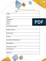 Formato para Resumen Analitico Especializado (RAE)