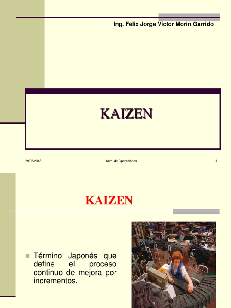 Métodos Kaizen para Mejora Continua | PDF | Calidad (comercial) | Business