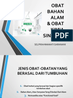 Obat Bahan Alam & Obat Kimia Sintetik