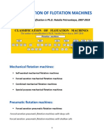 CLASSIFICATION OF FLOTATION MACHINES The author of classification is Ph.D. Natalia Petrovskaya, 2007-2018