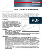 DC Linear Actuators vs DC Linear Motors