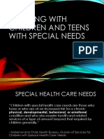 Working With Children and Teens With Special Needs