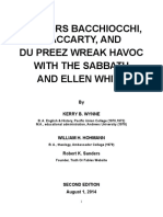 Doctors Bacchiocchi, MacCarty, and Du Preez Wreak Havok With The Sabbath and Ellen White (2nd Edition) - Kerry Wynne, William Hohmann, Robert Sanders