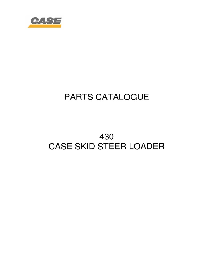 CASE 430 SKID STEER MANUAL PDF intelligence overview