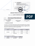 Declara Alerta Temprana 