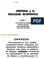 CL-1. La Empresa y La Realidad Economica