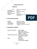 Curriculum Vitae 1. Datos Personales