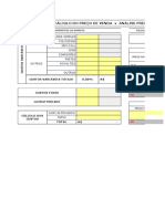 Planilha de Calculo Do Preco de Venda No Comercio