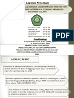 Pengaruh Kebiasaan Merokok Dan Kurangnya Aktifitas Fisik Terhadap Kejadian Hipertensi Di Puskemas Ardimulyo Kabupaten Malang