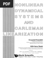 Nonlinear Dynamical Systems and Carleman Linearization