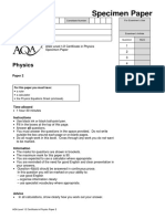 Aqa Science Igcse Phys2 W SQP PDF