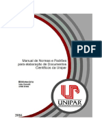 Manual de Normas Técnicas Da Unipar 2016