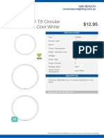 Envirolux 32W T5 Circular Fluorescent in Cool White PDF