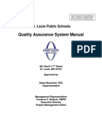 QAS M001 SLPS Quality Assurance Manual