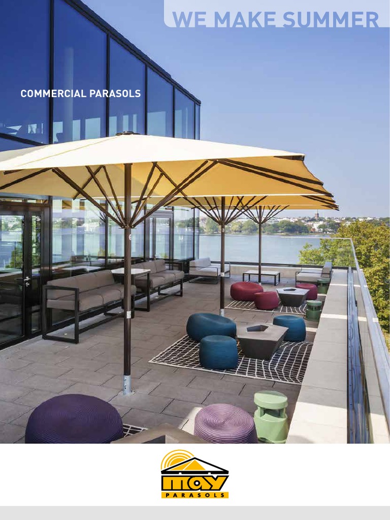 MAY Parasols, English Catalogue For Commercial Parasols PDF