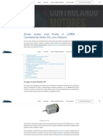 Driver Motor Com Ponte H L298n _ Controlando Motor DC _ Portal VDS