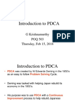 GK NU POQ 503 - Introduction to PDCA