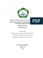 Proposal Program Kreativitas Mahasiswa Pemanfaatan Air Laut Sebagai Elektrolit Penghasil Energi Listrik Bibang Kegiatan PKM Penelitian