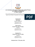 Laws Relating to Prevention of Repression Against Women and Children in Bangladesh