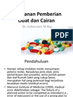 Keamanan Pemberian Obat Dan Cairan