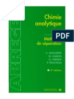 Chimie Analytique-Tome2 Mahuzier
