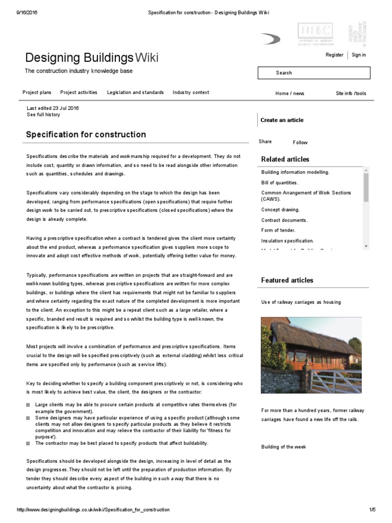 Specification for construction Designing Buildings Wiki.pdf