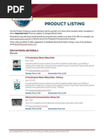 Toastmasters International Product Catalogue