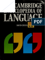 The Cambridge Encyclopedia of Language PDF