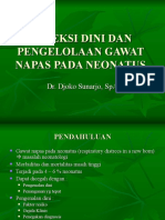 Deteksi Dini Dan Pengelolaan Gawat Napas Pada Neonatus