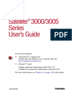 Satellite 3000/3005 Series User's Guide: Toshiba
