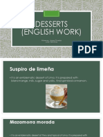 Desserts (English Work) : Alumnos: Josep Pineda Juan Sánchez