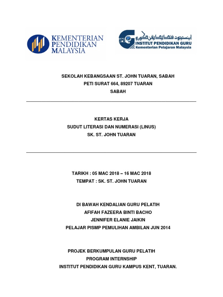Kertas Kerja Sudut Linus