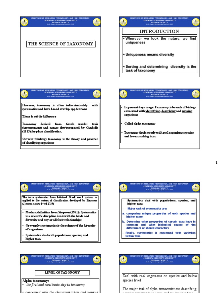 Understanding Taxonomy in Biology | PDF | Taxonomy (Biology) | Organisms