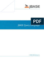 JBASE Query Language