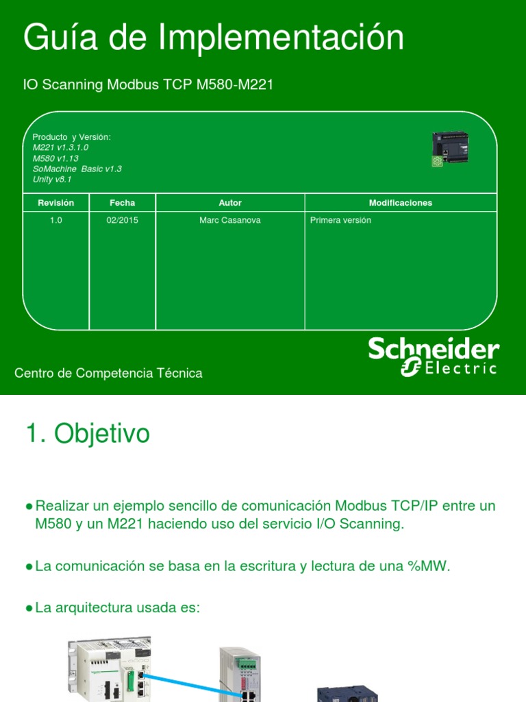 Implementación IO Scanning M580-M221 | PDF | Áreas de informática ...