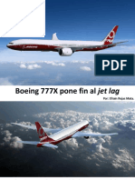 Efraín Rojas Mata: Boeing 777X Pone Fin Al Jet Lag