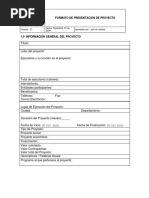 Formato de Entrega para Proyecto Final | PDF