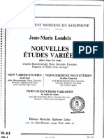 25 Nuevos Estudios Variados J.M.Londeix