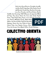 Recopilación de Artículos de Colectivo Orienta 2016-17