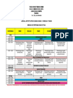 Jadual Aktiviti Untuk Kanak2 3-4 Tahun WK 1 Dan 3 Tspu