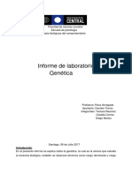 Informe Laboratorio, Genetica