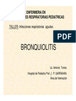 Jornadas de Enfermería en Enfermedades Respiratorias Pediátricas - Bronquiolitis