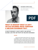 When is Design? Applying Goodman's framework to define the concept