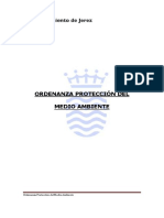 Ordenanza Proteccion Medio Ambiente Ayto Jerez